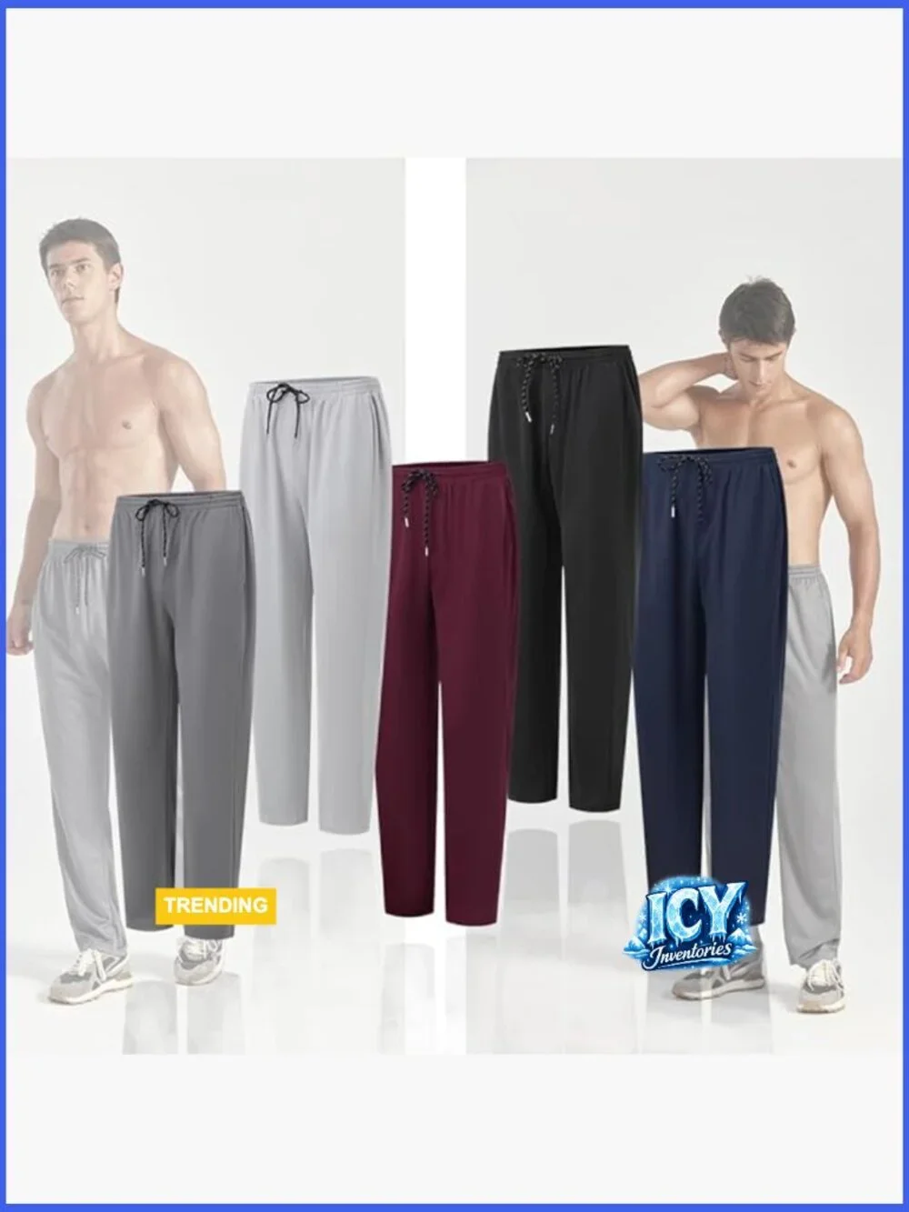 Lightweight Quick Dry Polyester Sweatpants Joggers with Pockets